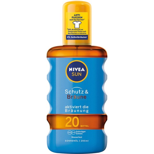 Nivea Sun spray 200ml Protect&Bronze oil SPF 20