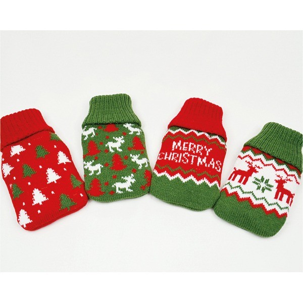 Taschenwärmer XMAS mit Stoffüberzug, 12x7cm, mit Stoffpullov