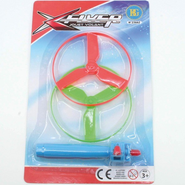 Fliegende Untertasse 9cm auf Karte