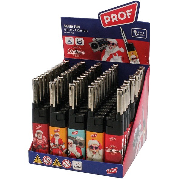 Lighter electric. Santa Claus lighter, 50pcs disp
