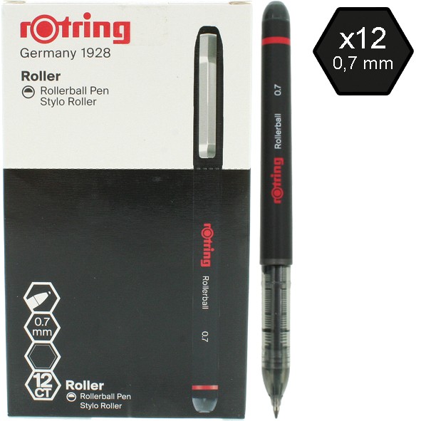 Ballpoint pen Rotring Rollerball 0.7 black