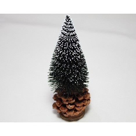 XL fir tree 16x5x5cm, fixed on fir cones