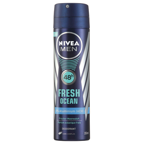 Nivea bodyspray 150ml Fresh Ocean, Deodorant, BRAND COSMETICS