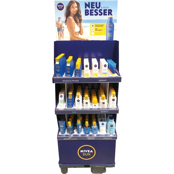 Nivea Sonne Pappshop 108er Display