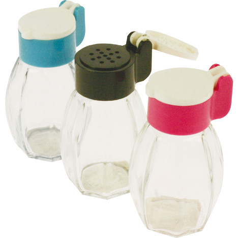 Kitchen Salt Shaker w/ Lid 8cm Glass