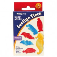Wundverband Kinder 10er Lustige Tiere Wundverband Kinder 10er Lustige Tiere