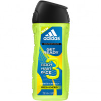 Adidas Dusch 250ml 3in1 Get Ready Adidas Dusch 250ml 3in1 Get Ready