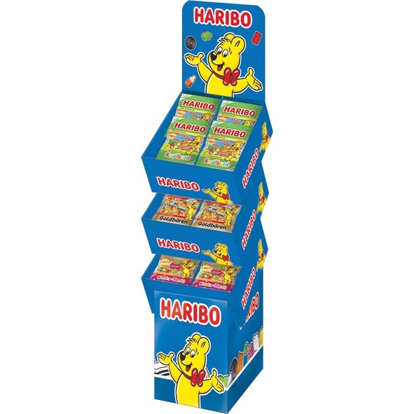 Food Haribo 230/250g Minis 52er Display 3fach