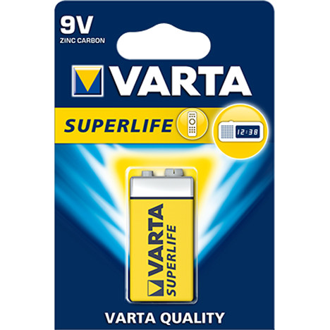 Batterie VARTA Super Heavy Duty 9 Volt 1er