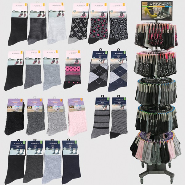 Socks Assortment for Men & Women 8fold ass.