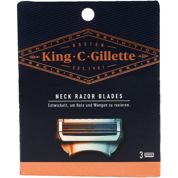 Gillette King C blades 3's
