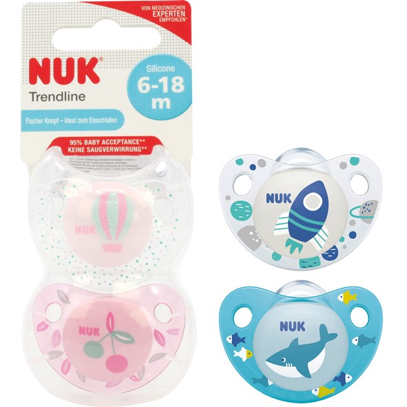 NUK Trendline Silicon size 2 (6-18 Months)