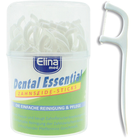 Dental floss Elina 50pcs in PVC travel box