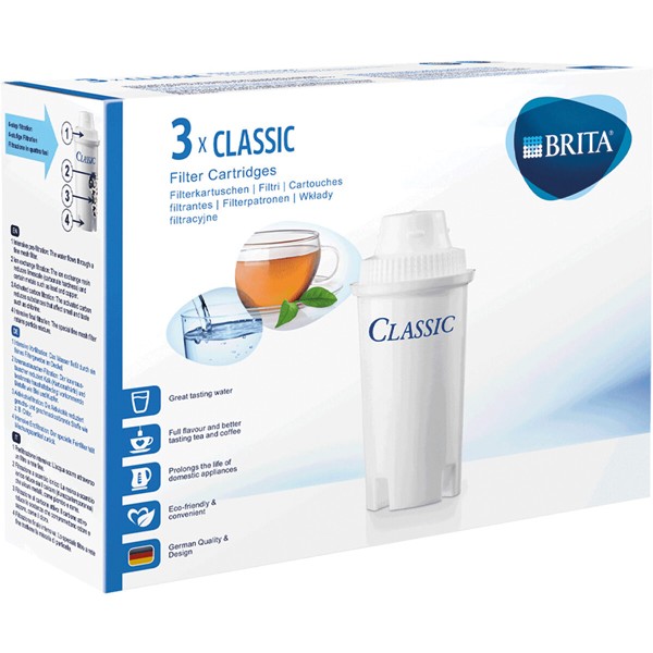 Water filter cartridge BRITA CLASSIC 3-pack