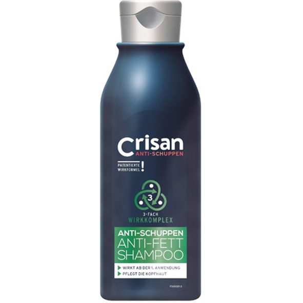 Crisan 250ml Anti Schuppen fettiges Haar | Shampoo + Spülung Shoppymix