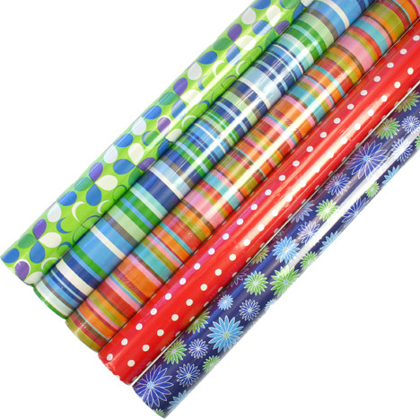 Gift Wrap Paper Roll 2mx70cm trendy designs