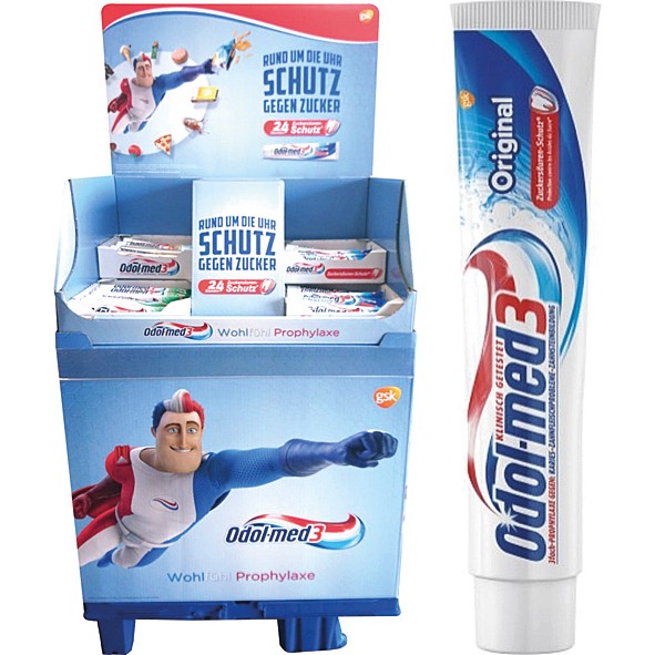 Odol Med3 basic Toothpaste 75ml 84's Display