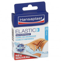 Hansaplast Band Aid 20pc Elastic Waterproof brown Hansaplast Band Aid 20pc Elastic Waterproof brown