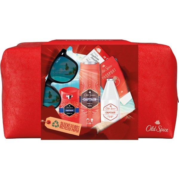 Old Spice GP Kulturtasche Captain Deo Stick 50ml+