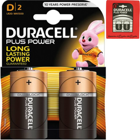 Battery Duracell Plus Baby 2pcs MN1400