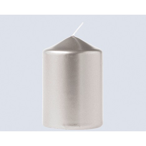 EIKA pillar candle silver-coloured 70/50mm