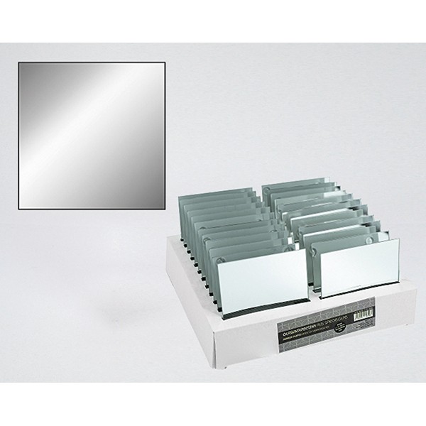 Coaster mirror glass, rectangular LB:10x10
