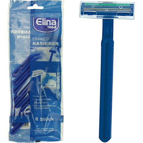 Razor Disposable 8pcs Elina Men 2-Blade