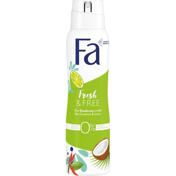 Fa Deospray 150ml Fresh & Free