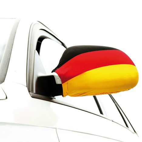 Fan Car Mirror Flag Germany 2pcs set