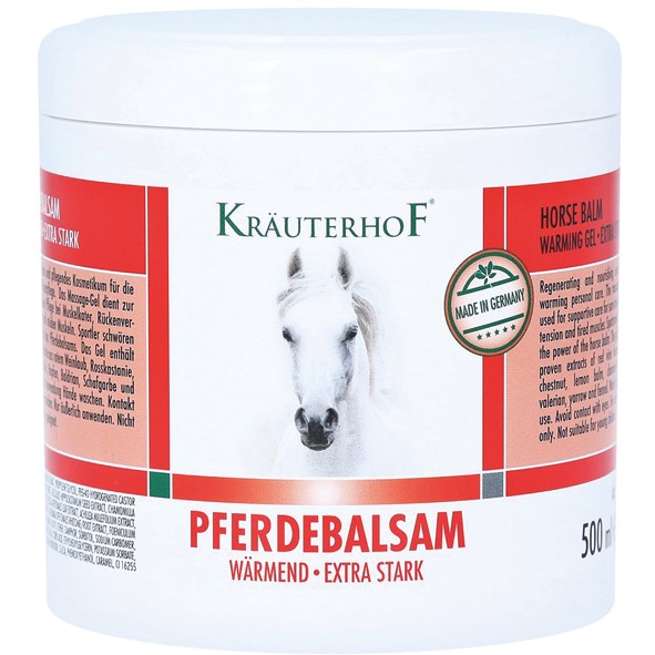 Kräuterhof 500ml Horse Balm warming gel extra