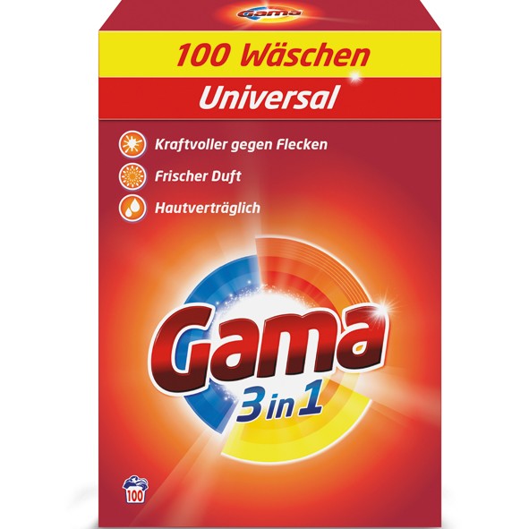 Gama washing powder 100sc 6,5kg