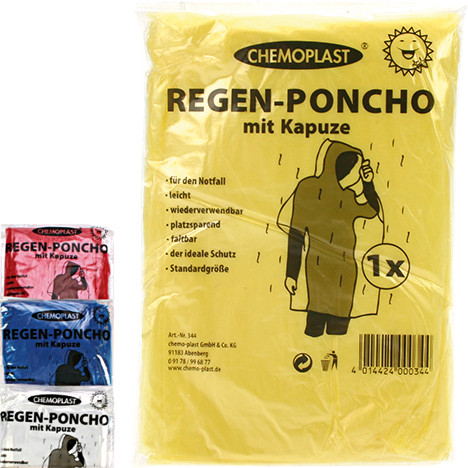 Rain Poncho On-The-Go in One Size