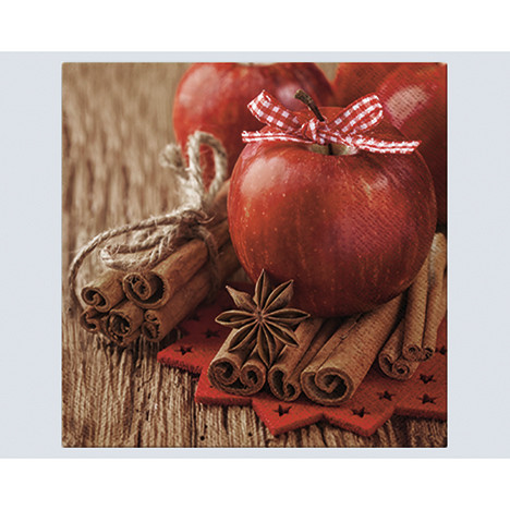 Napkins 'apple-cinnamon' 20er, 3ply 33x33cm