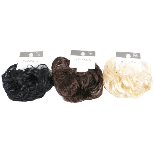 Haargummis Scrunchies 'Hair' 3fach sort.