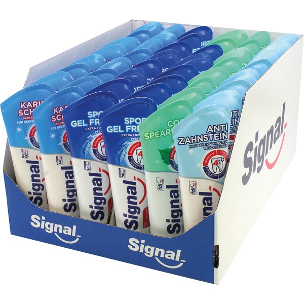Signal Toothpaste 75ml 48's display 4ass