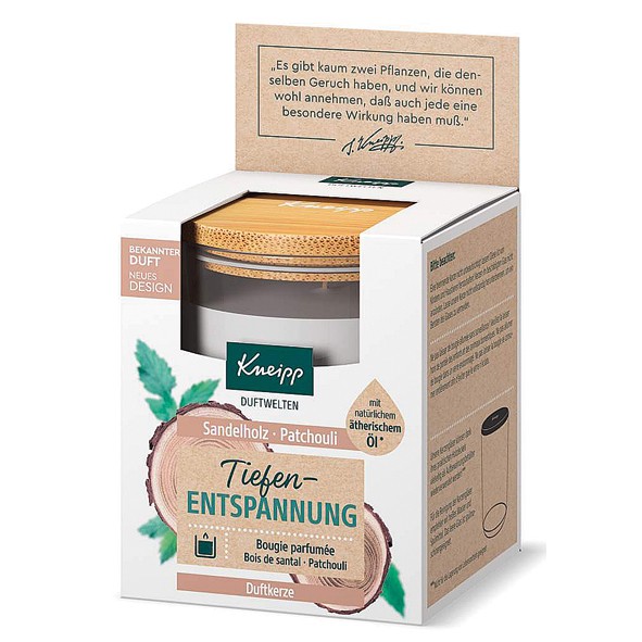 Kneipp scented candle 145g Sandelwood