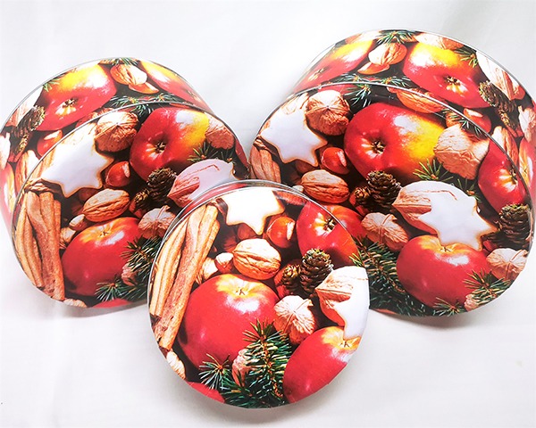 Weihnachts-Keksdosen Set Aus Metall – 3-teilig Mit Santa & Schneemann-Motiven Zum Aufbewahren & Verschenken