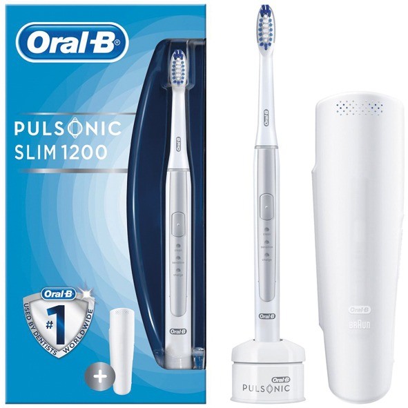 Oral B Zahnbürste Pulsonic Slim 1200 Silver