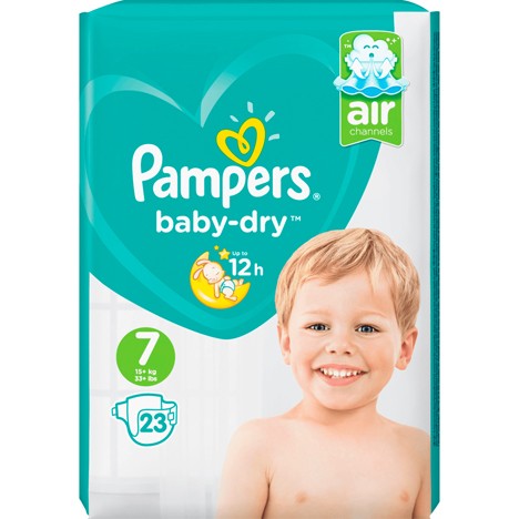 Pampers Baby Dry Gr.7 Extra Large (15+kg) 24 St.