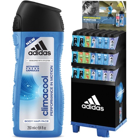 Adidas Shower 250ml 78pcs Display