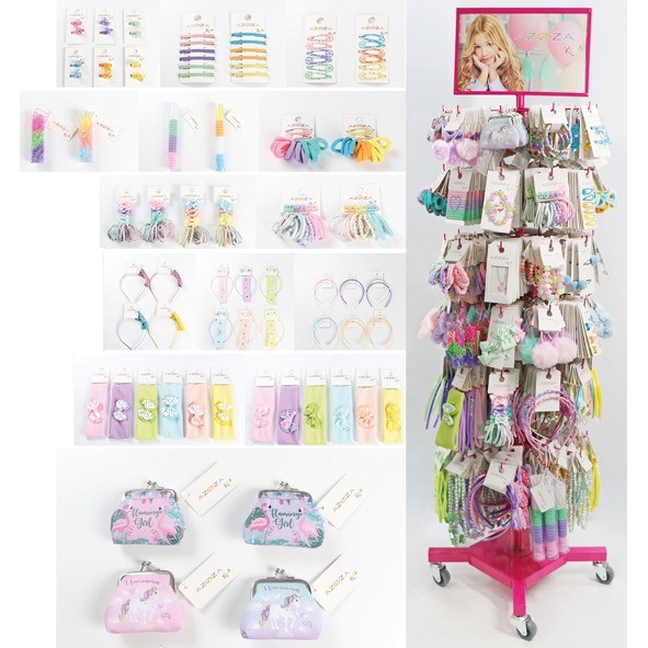 Kids Hair-, jewellery-, purse- assortment 42fold