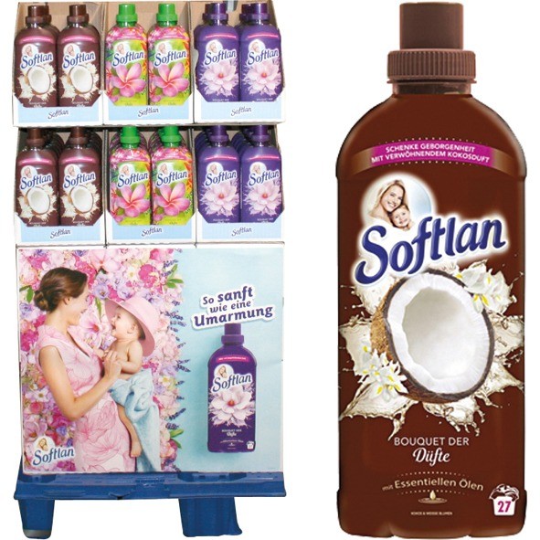 Softlan Weichspüler 650ml 144er Display
