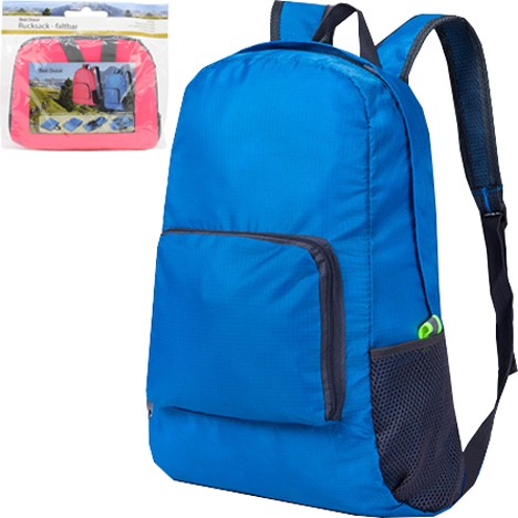 Backpack 20L foldable, 2 colors assorted