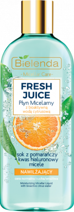 FRESH JUICE moisturizing micellar liquid with bioactive citrus water orange juice 500 ml