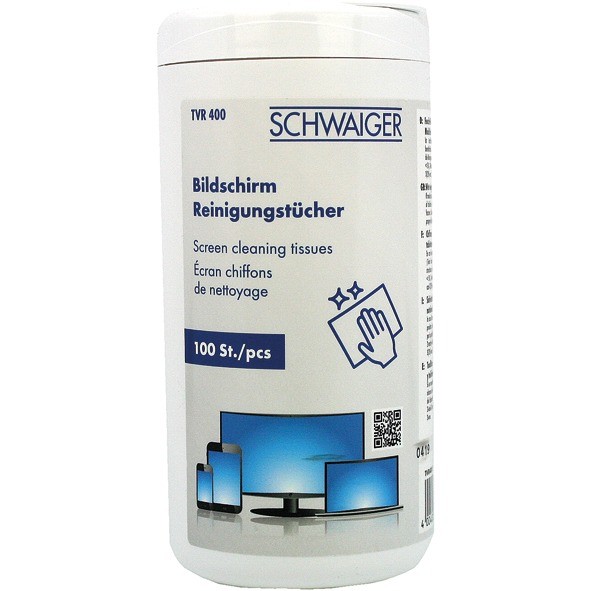 Displayreiniger Reinigungstücher 100Stk in Box