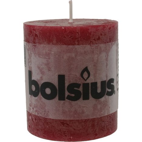 RUSTIK Cheroot Candle 80x68 old red