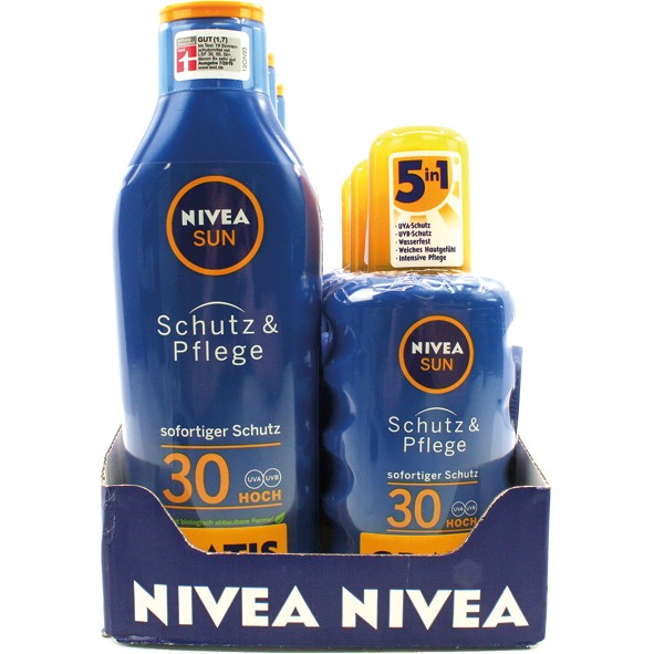 Nivea Sunprotect Multipack 8's mixed carton