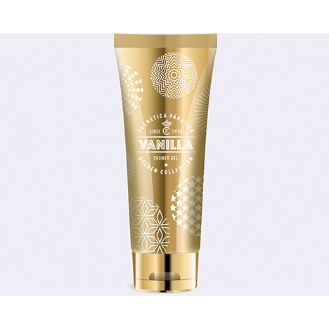 Shower Gel 200ml Vanilla in golden tube