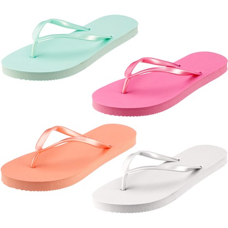 Flip Flop women pastell 4fold assorted
