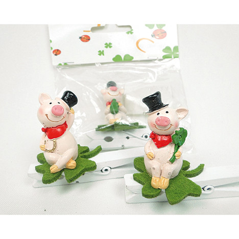Lucky pig 7,5x6x3,5cm, polyresin